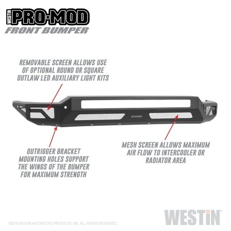 Westin Pro-Mod Front Bumper 58-41225